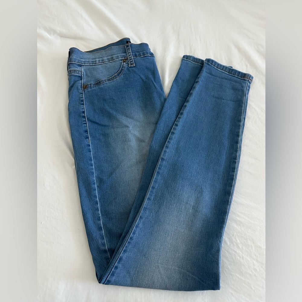 Fashion Nova Light Denim Skinny Jeans